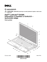 Dell Latitude E4300 Stručná príručka spustenia