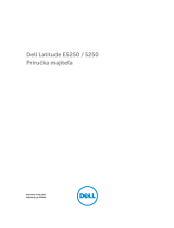 Dell Latitude E5250/5250 Návod na obsluhu
