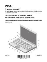 Dell Latitude E5400 Stručná príručka spustenia