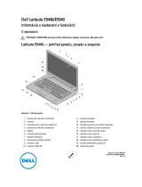 Dell Latitude E5440 Užívateľská príručka