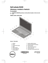 Dell LATITUDE E6320 Stručná príručka spustenia