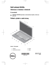 Dell Latitude E6430s Stručná príručka spustenia