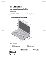 Dell Latitude E6540 Stručná príručka spustenia