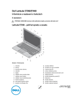 Dell Latitude E7240 Ultrabook Stručná príručka spustenia