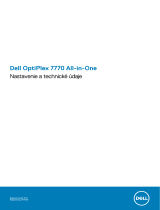 Dell OptiPlex 7770 All-In-One Návod na obsluhu