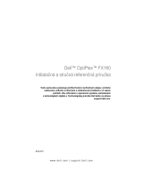 Dell OptiPlex FX160 Stručná príručka spustenia