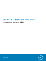 Dell Precision 3431 Návod na obsluhu