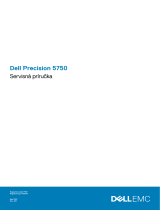 Dell Precision 5750 Návod na obsluhu
