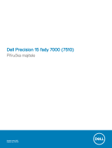 Dell Precision 7510 Návod na obsluhu