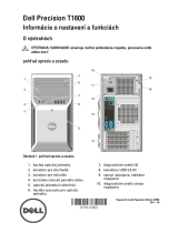 Dell Precision T1600 Stručná príručka spustenia