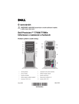 Dell Precision T7500 Stručná príručka spustenia