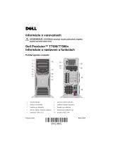 Dell Precision T7500 Stručná príručka spustenia