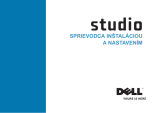 Dell Studio 1749 Stručná príručka spustenia