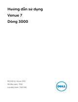 Dell Venue 3741 Užívateľská príručka