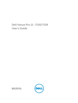 Dell Venue 7130 Pro/7139 Pro Užívateľská príručka