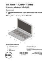 Dell Vostro 1540 Stručná príručka spustenia