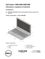 Dell Vostro 1440 Stručná príručka spustenia
