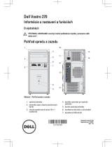 Dell Vostro 270 Stručná príručka spustenia