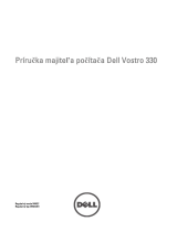 Dell Vostro 330 Návod na obsluhu