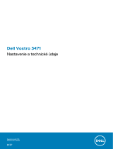 Dell Vostro 3471 Návod na obsluhu