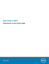 Dell Vostro 3671 Návod na obsluhu