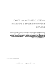 Dell Vostro 420 Stručná príručka spustenia