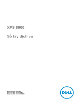 Dell XPS 8900 Používateľská príručka