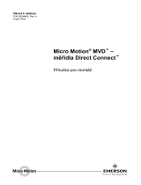 Micro Motion MVD–měřidla Direct Connect Příručka pro montáž Návod na inštaláciu