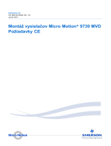 Micro Motion Montáž vysielačov 9739 MVD Požiadavky CE Návod na obsluhu