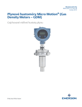 Micro Motion Plynové hustoměry (Gas Density Meters – GDM)-GDM Návod na inštaláciu