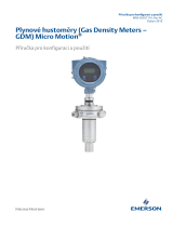 Micro Motion Plynové hustoměry (Gas Density Meters – GDM)-GDM Návod na obsluhu