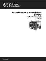 Chicago Pneumatic PAC E6 Návod na používanie