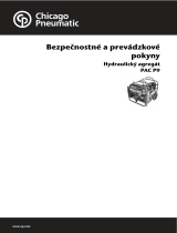 Chicago Pneumatic PAC P 9 Návod na používanie