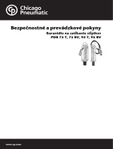 Chicago Pneumatic PDR 75T, 75RV, 95T, 95RV Návod na používanie