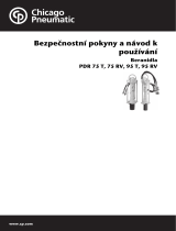 Chicago Pneumatic PDR 75T, 75RV, 95T, 95RV Návod na používanie