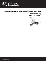 Chicago Pneumatic SAW 14, 16, Cart Návod na používanie