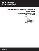 Chicago Pneumatic SAW 14, 16, Cart Návod na používanie