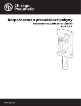 Chicago Pneumatic PDR 30 T Návod na používanie