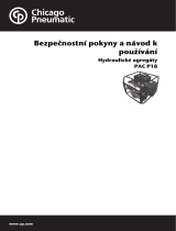 Chicago Pneumatic PAC P 18 Návod na používanie