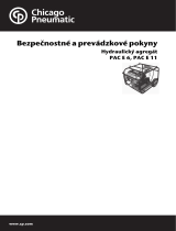 Chicago Pneumatic PAC E 6, E 11 Návod na používanie