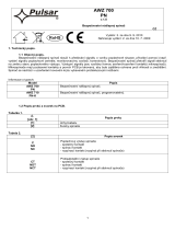 Pulsar AWZ700 Návod na používanie