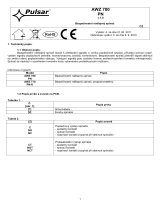 Pulsar AWZ700 Návod na používanie