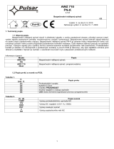 Pulsar AWZ710 Návod na používanie