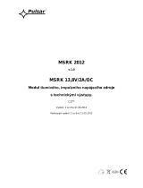 Pulsar MSRK2012 - v1.0 Návod na používanie