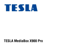 Tesla MediaBox X900 Pro Používateľská príručka