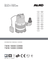 AL-KO Universal Submersible Pump Twin 10000 Combi, 11,000 L / h Používateľská príručka