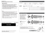 Shimano CS-5700 Service Instructions