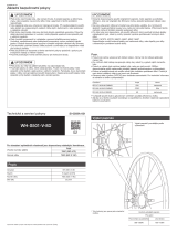 Shimano WH-S501-V-8D Service Instructions