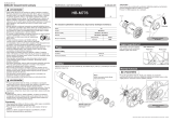 Shimano HB-M776 Service Instructions