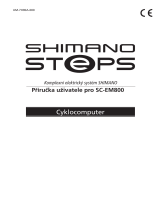 Shimano SC-EM800 Používateľská príručka